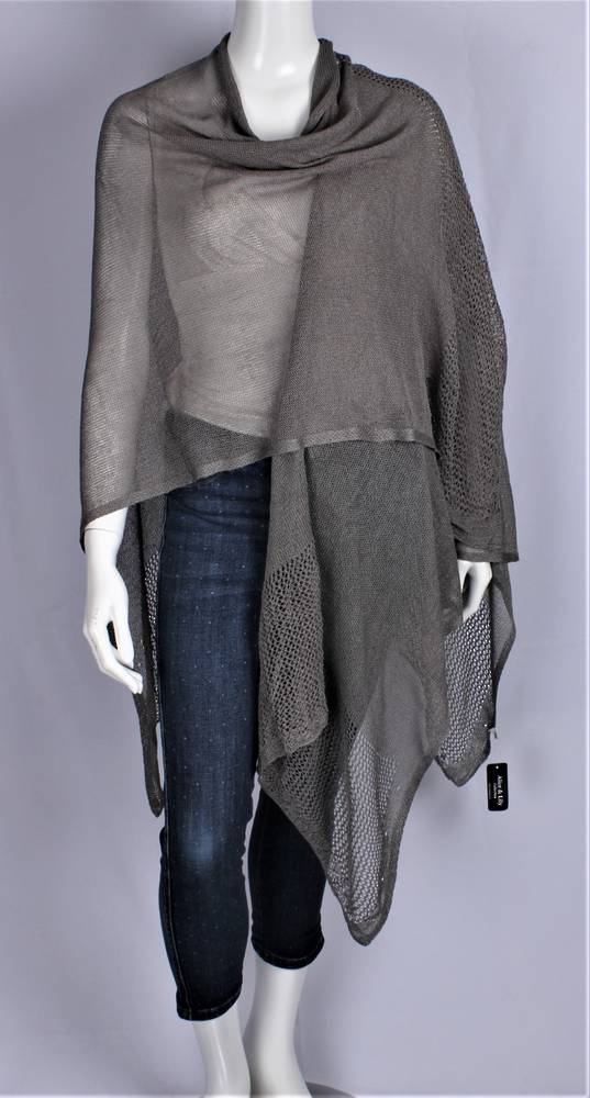 Alice&Lily viscose lacey wrap grey Style: SC/4641GRY